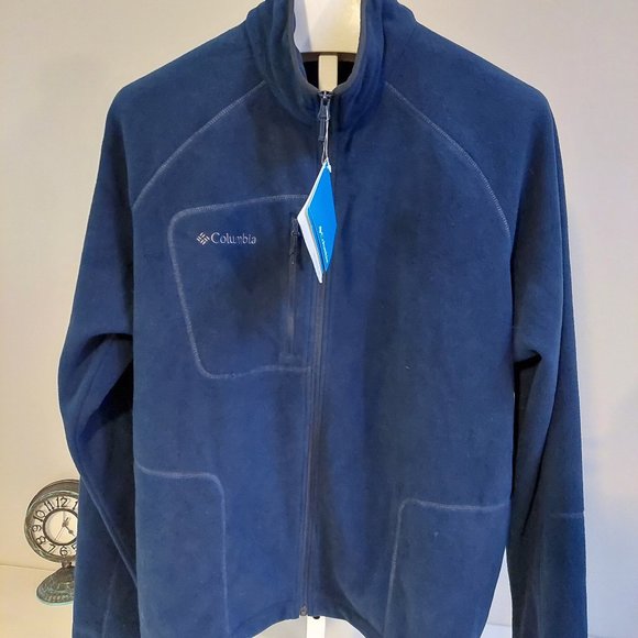 Columbia Other - Columbia Western Trek Full Zip Mens XXL  Navy Blue Fleece